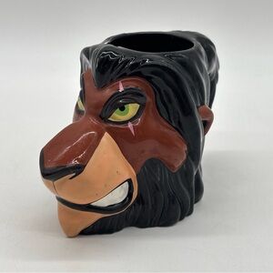 Vintage Applause The Lion King Scar Figural Mug (1996) Walt Disney READ